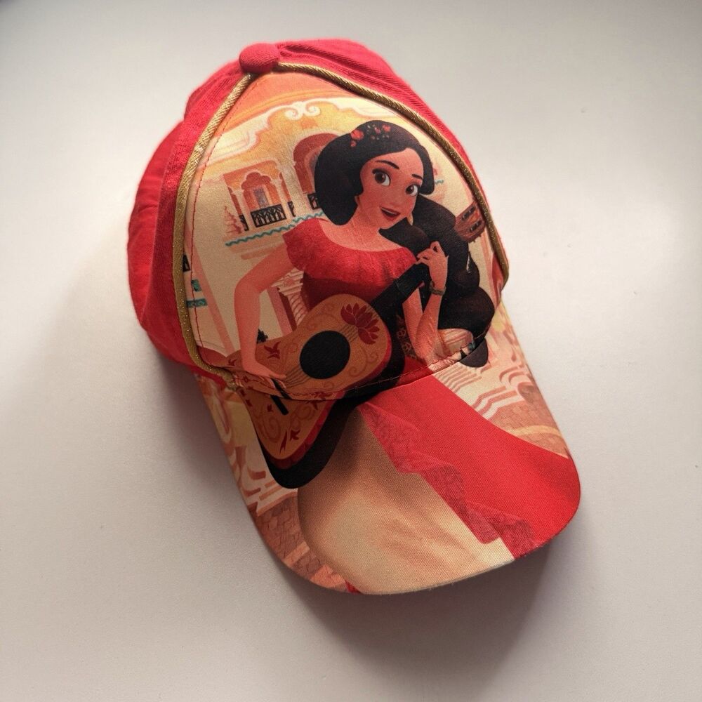 Disney Elena of Avalor Red Adjustable Kids Baseball Cap Hat Princess